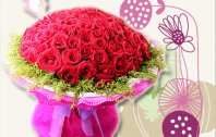 【59店通用】天长地久玫瑰花1束,精美包装