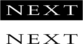 NEXT white&black