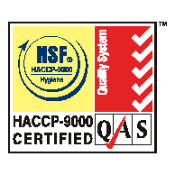Haccp-9000 certified