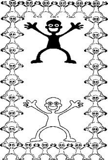 哈哈小人矢量图