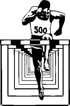 跑步人物矢量图