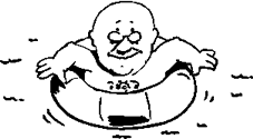 游泳人物矢量图