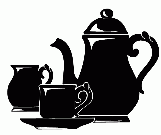 矢量图杯茶壶