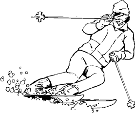 滑雪矢量图下载