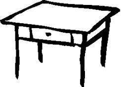 矢量图桌子