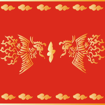矢量图凤凰图案