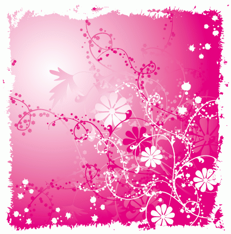 粉色时尚花纹