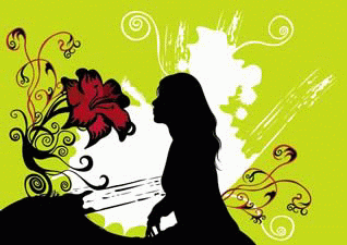 女性时尚花纹