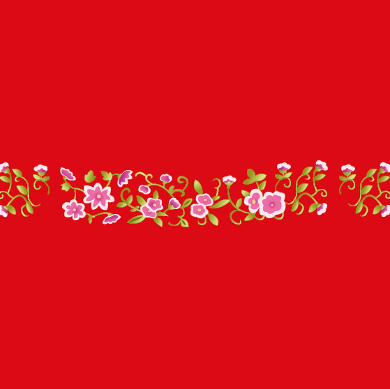 矢量图吉祥小花朵