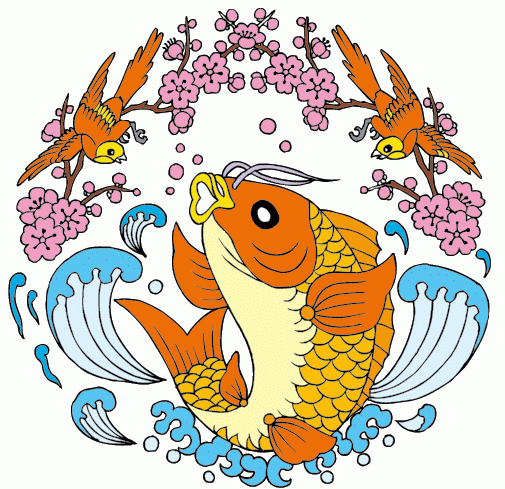 年画图案矢量图下载