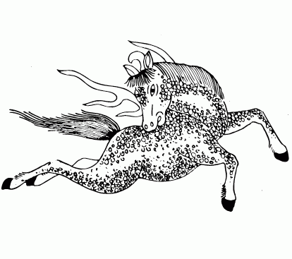 飞马图案矢量图下载