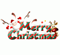 MERRY CHRISTMAS矢量图