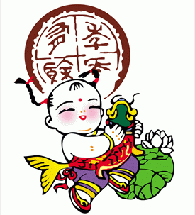 年年有余矢量图