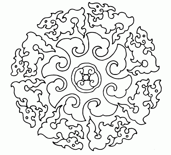 矢量图传统花纹