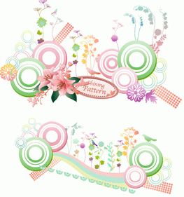 矢量图非主流个性花纹