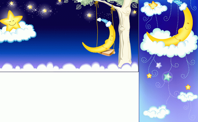 ai星星月亮卡通矢量图