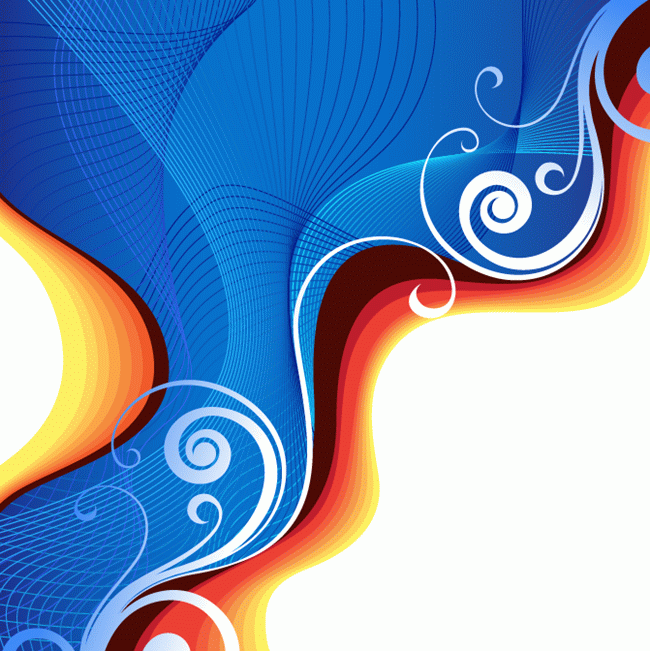 adobe风格幻彩背景矢量图