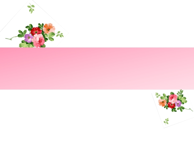 粉色花卉PPT模板下载