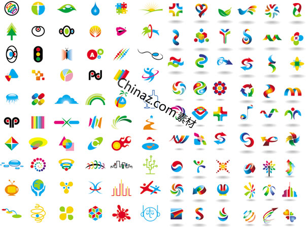 实用标志设计元素矢量图下载