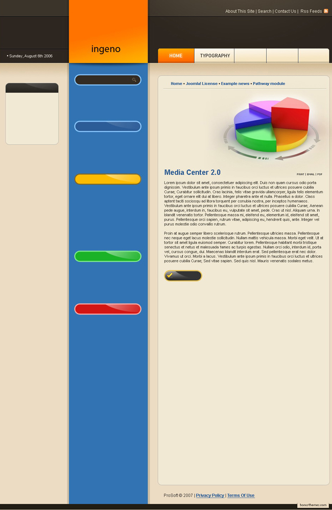 ingeno公司Joomla模板