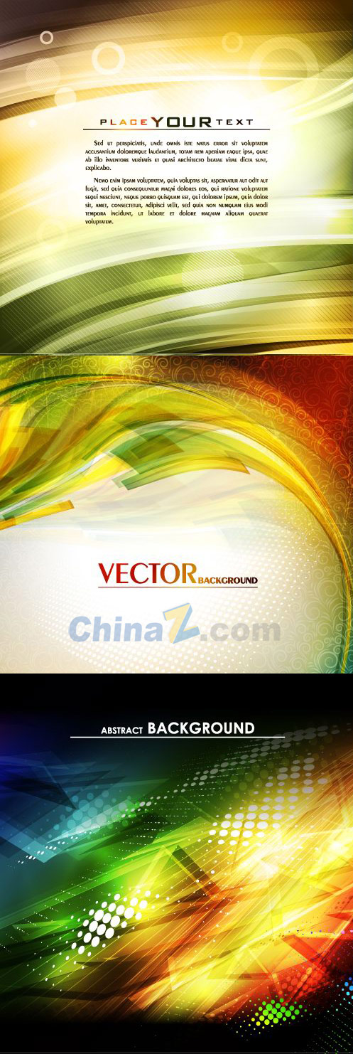 马赛克光斑背景矢量图