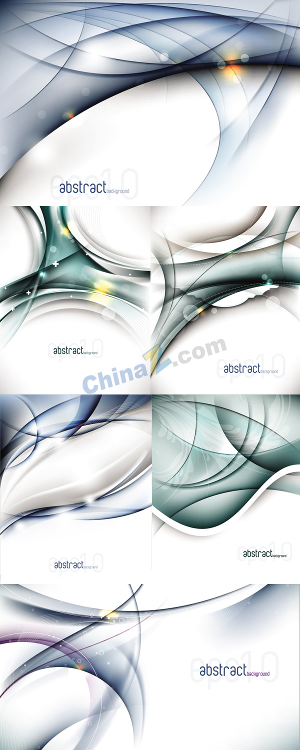 蓝色线稿网状背景矢量图