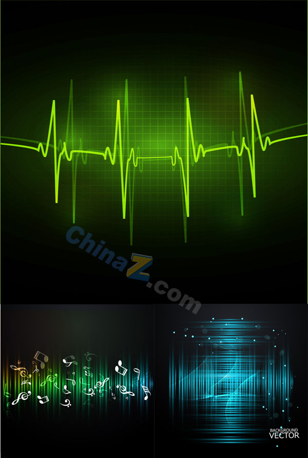 动感科技背景矢量素材