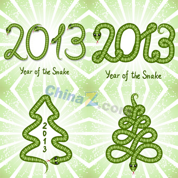 2013蛇年矢量素材下载