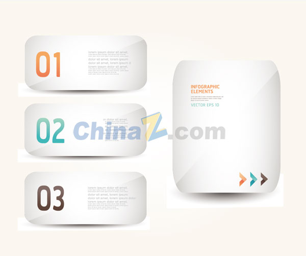 数字标签矢量素材下载
