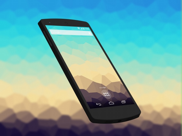 谷歌nexus5设计模型PSD