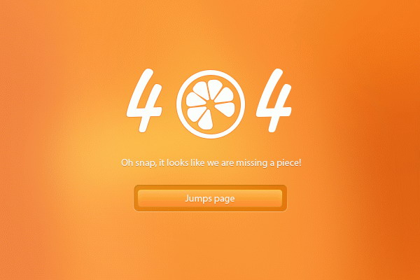 404错误页面设计源文件