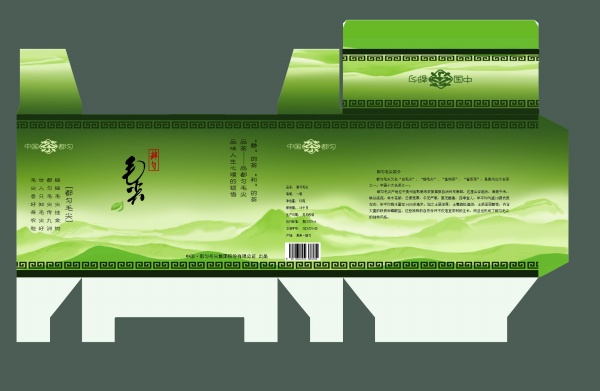 茶包装展开图源文件素材