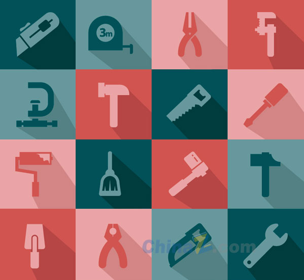 精致工具图标矢量素材