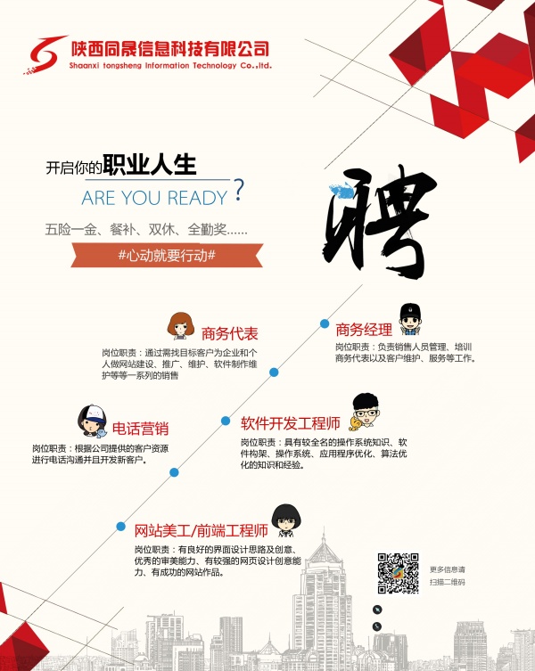 网络公司招聘海报源文件