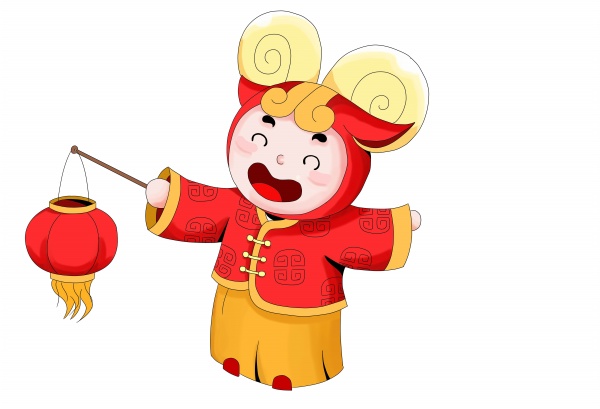羊年卡通形象矢量素材