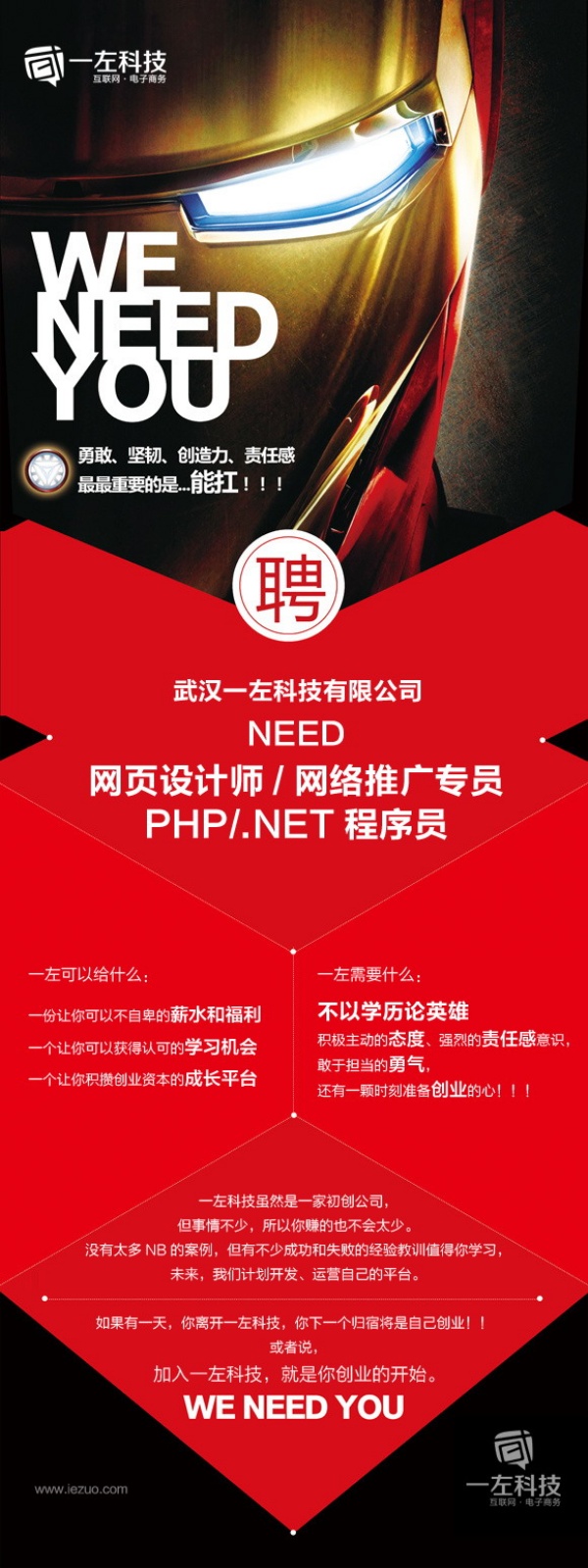 企业招聘展架模板源文件