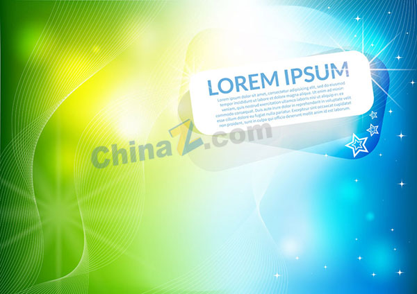 绚丽光效背景矢量素材
