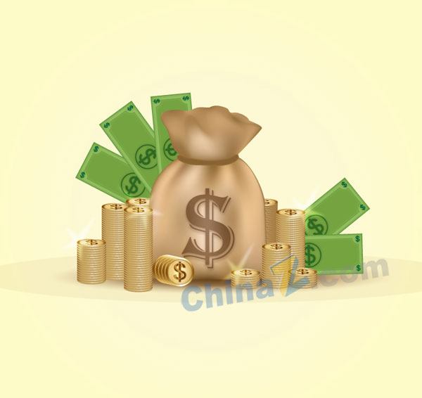 金钱元素矢量素材下载
