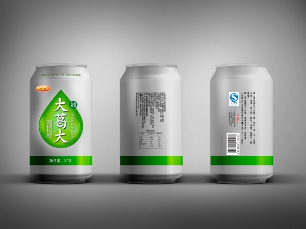 易拉罐饮料包装设计PSD