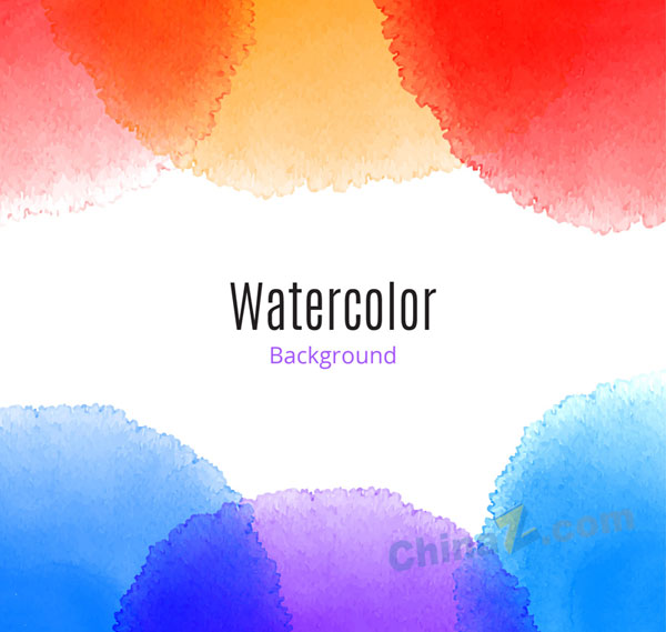 创意水彩背景矢量素材