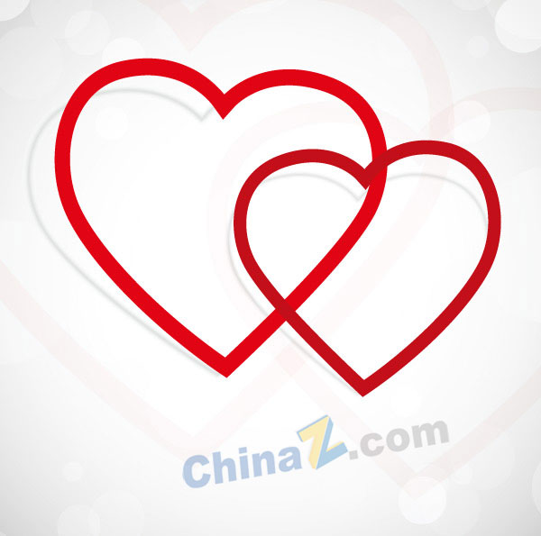 心形图案矢量素材
