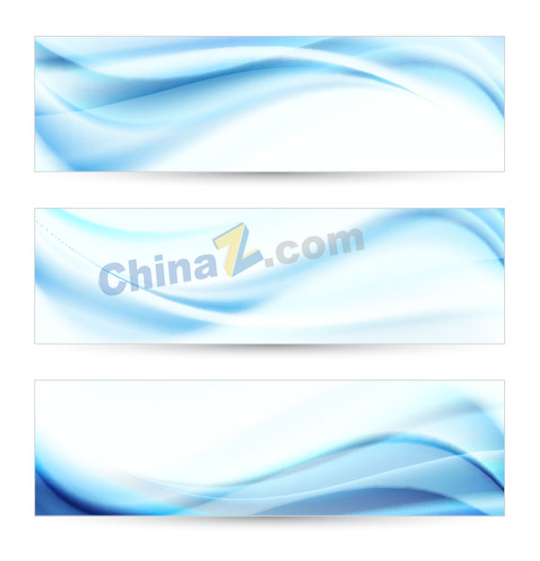 浅蓝色横幅背景图矢量