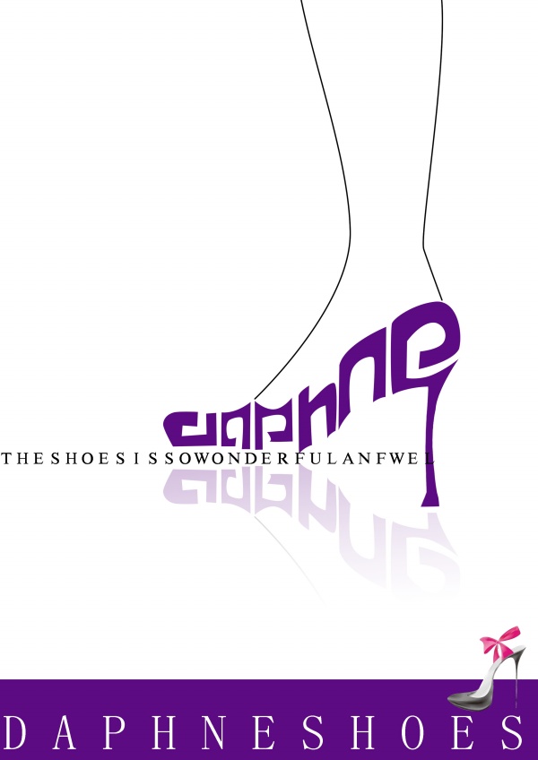 女鞋创意招贴源文件设计
