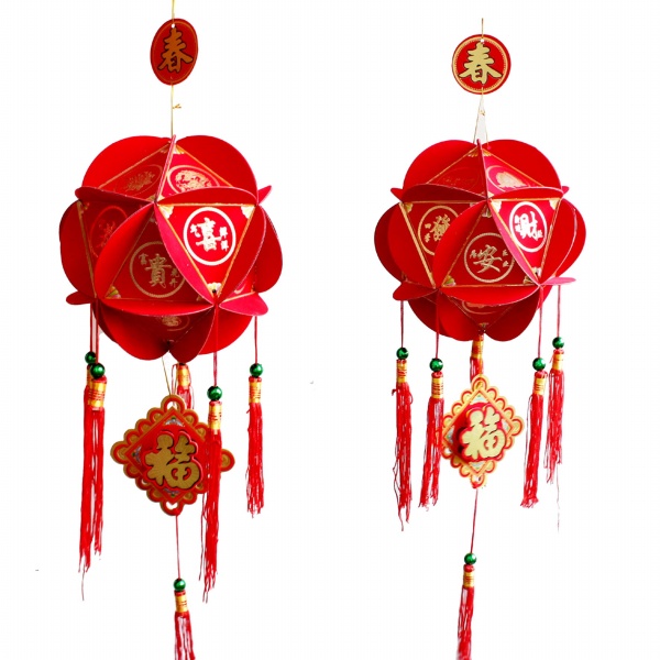 多边形绣球灯笼源文件