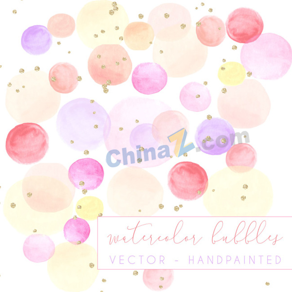 梦幻手绘背景矢量设计