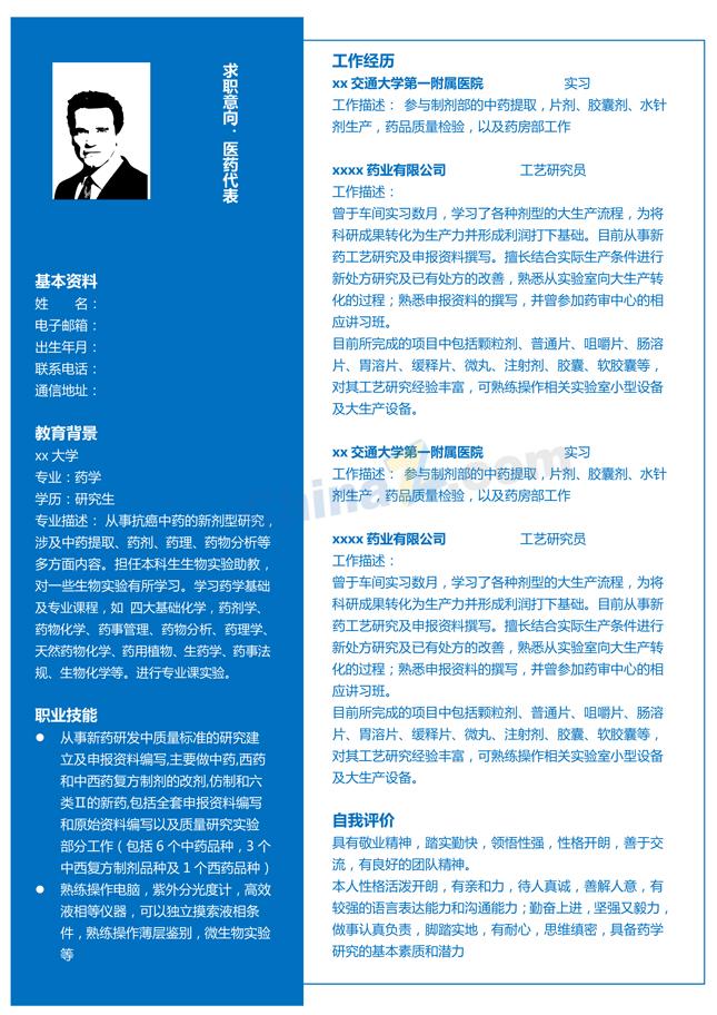 妇产科医生简介模板