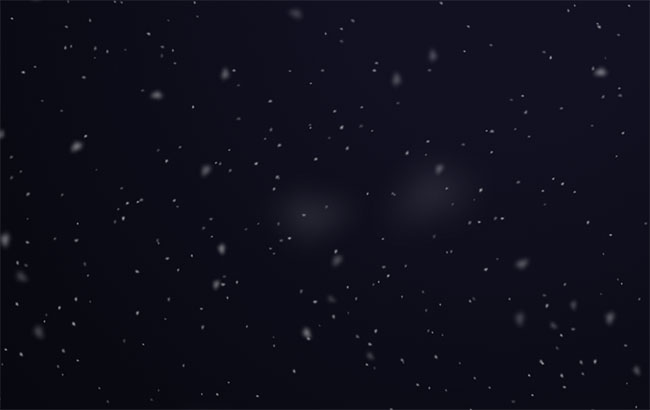 Canvas画布全屏雪花背景特效