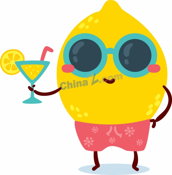 夏季卡通萌图矢量素材