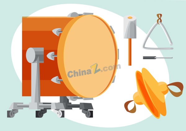 敲击乐器矢量素材