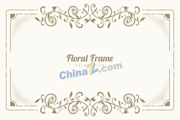 证书花纹边框矢量